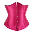 thumbnail image 1 of KHONTS Women's Front Hook Closure Underbust Boned Brocade Waist Training Plus Size Corsets Red XS, 1 of 2