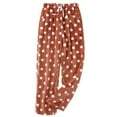 thumbnail image 1 of KHONTS Women's Fuzzy Plush Pajama Pants Fluffy Pj Pants Warm Pjs for Winter Coffee XL, 1 of 4