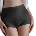 thumbnail image 1 of KHONTS Women's High Waist Seamless Shapewear Underwear Breathable No-Show Tummy Control Body Shaper Briefs Black L, 1 of 4