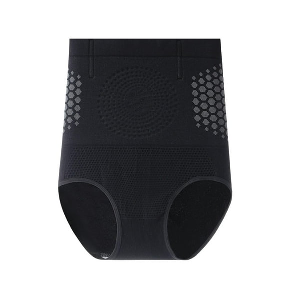 KHONTS Women's High Waist Shaping Underwear Tummy Control Seamless Sculpting Panties Black XL