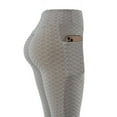 thumbnail image 1 of KHONTS Women's High Waist Yoga Pants Tummy Control Booty Leggings Workout Running Lift Tights Light Gray M, 1 of 5