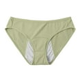 thumbnail image 1 of KHONTS Women's Incontinence Underwear Washable Absorbency Leakproof Period Underwear Army Green XS, 1 of 4