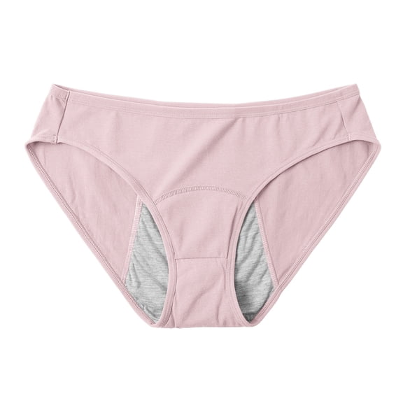 KHONTS Women's Incontinence Underwear Washable Absorbency Leakproof Period Underwear Pink M