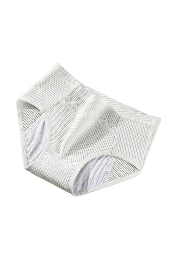 Women's Leak Proof Period Pants Comfortable Breathable Physiology Underwear for Daily Use and Active White XL