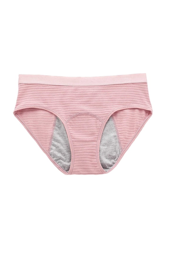 Women's Period Panties Incontinence Protective Underwear Menstrual Leak Proof Underwear Red XS