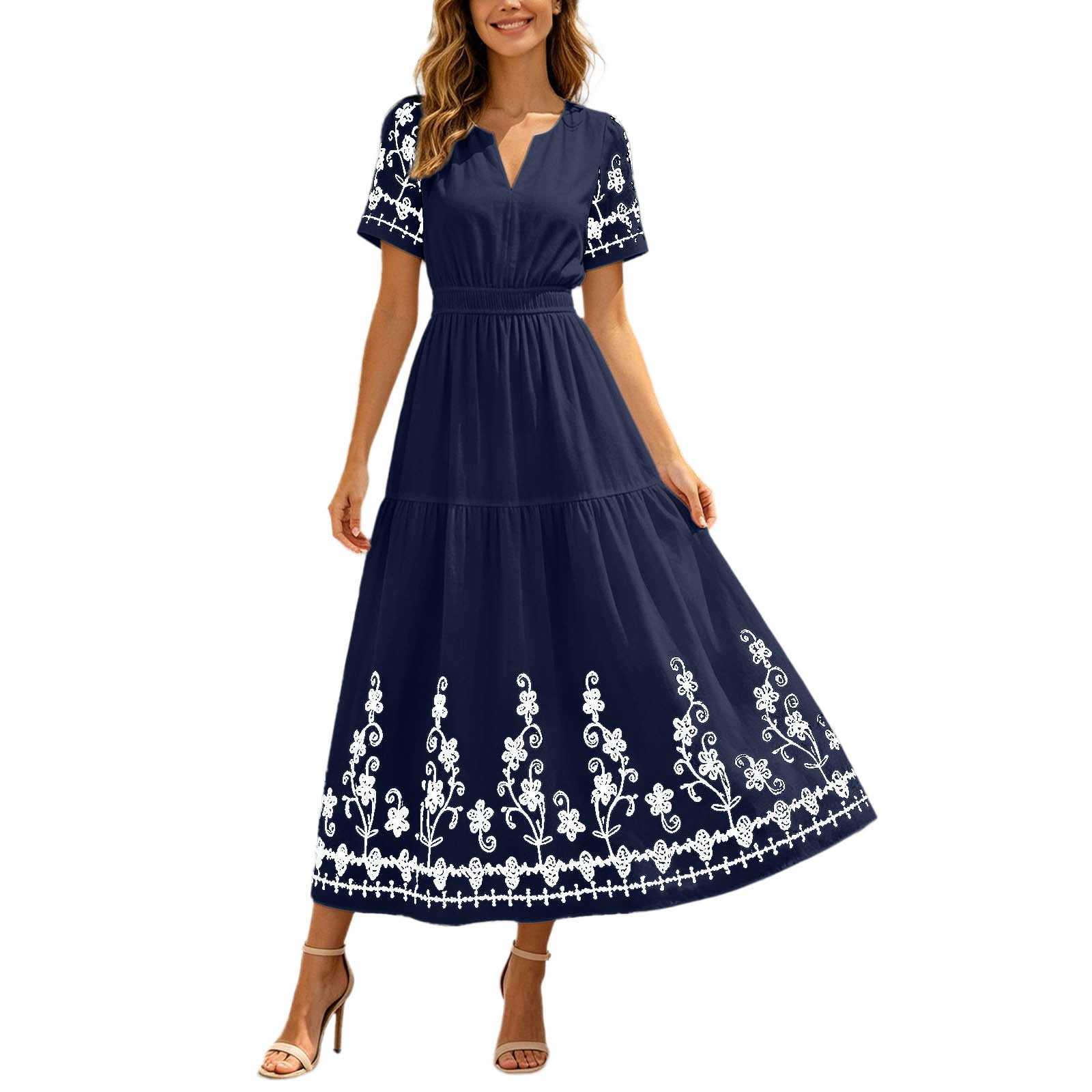 boho tea party dress Victorian Garden Tie-Waist Chiffon Maxi Dress for Garden Tea Party & Wedding Guest Occasions purple S-M