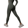thumbnail image 1 of KHONTS Womens Scrunch Lifting Leggings Tummy Control High Waisted Workout Gym Seamless Impact Yoga Pants Dark Gray L, 1 of 6