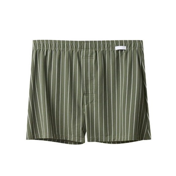 KHONTS Workout Solid Boxer Briefs for Men Breathable Comfortable Underwears Friendly Casual Shorts Green XXXL