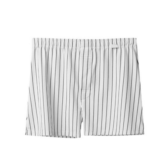 KHONTS Workout Solid Boxer Briefs for Men Breathable Comfortable Underwears Friendly Casual Shorts White XL