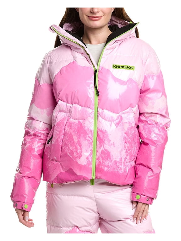 womens Ski Mountain Monte Puffer Ski Down Jacket, 0, Pink