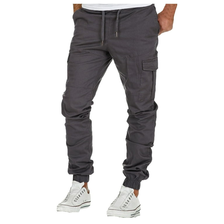 Mens leisure online pants with fly