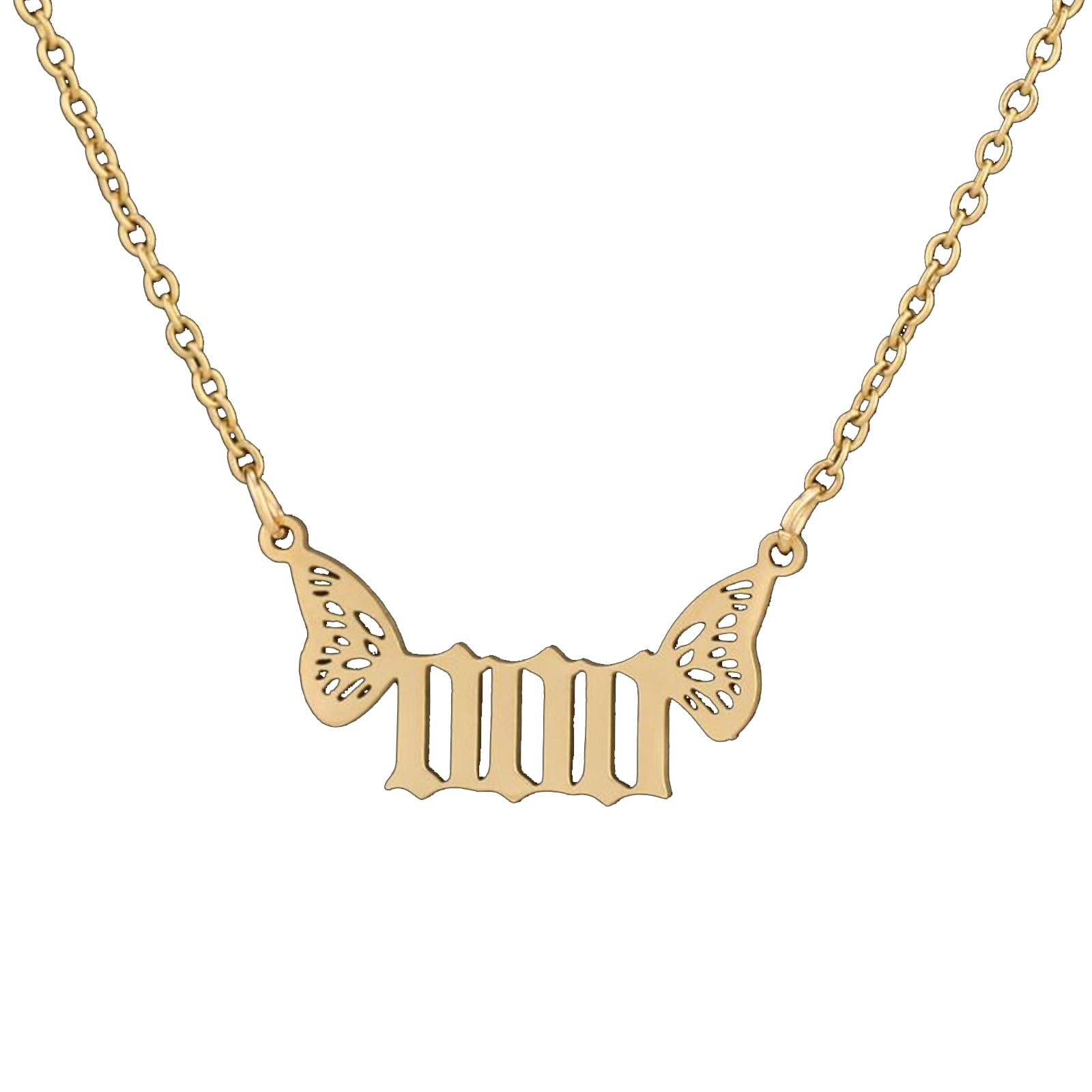 KI-8jcuD Heart Gold Choker Necklace Jewelry Stainless Steel Women