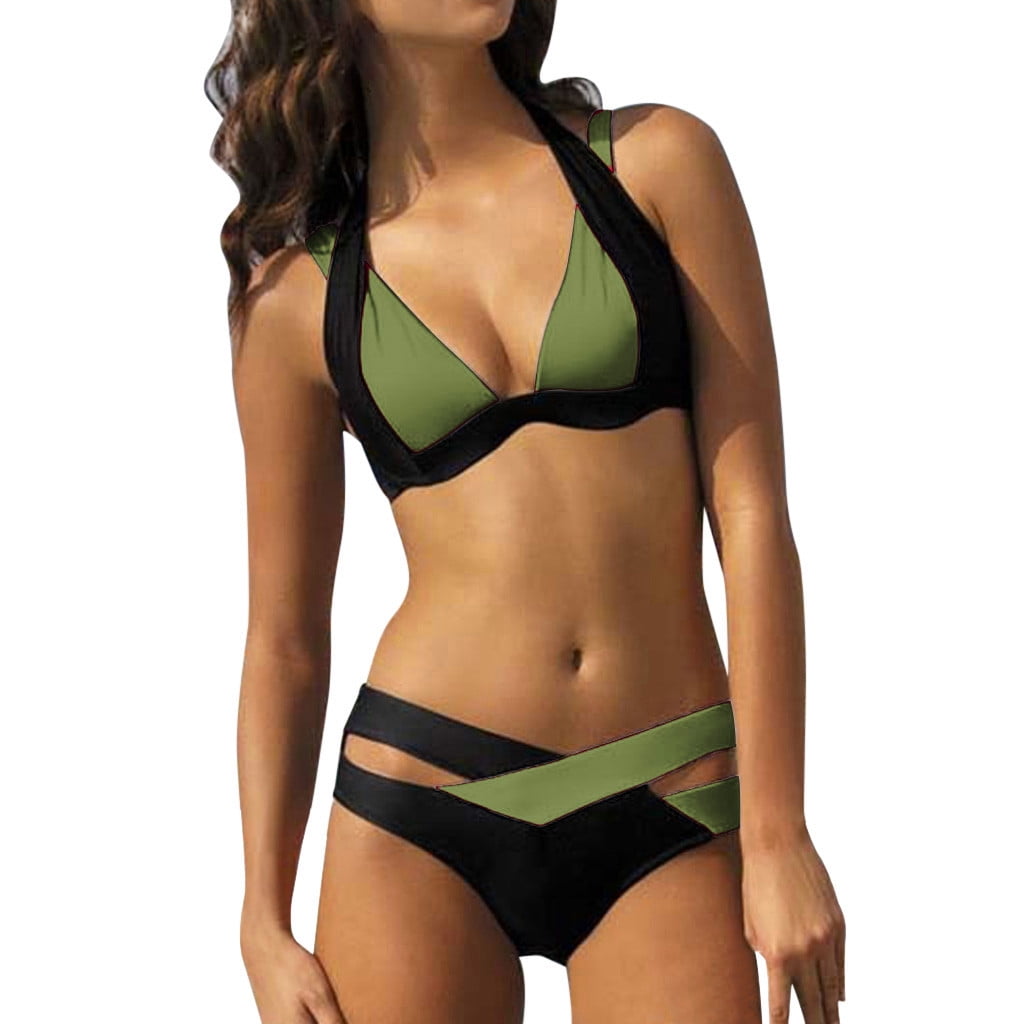 KI-8jcuD Swimsuit Tops For Women Women'S Two Pieces Crochet