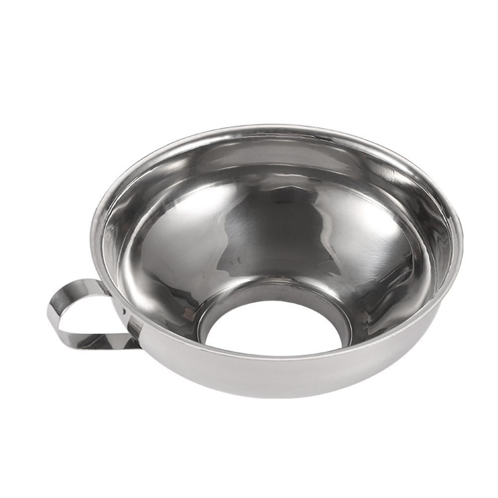 Edelstahl Trichter Groß - Weithals Einmachtrichter Mit Griff Für Marmelade & Konserven