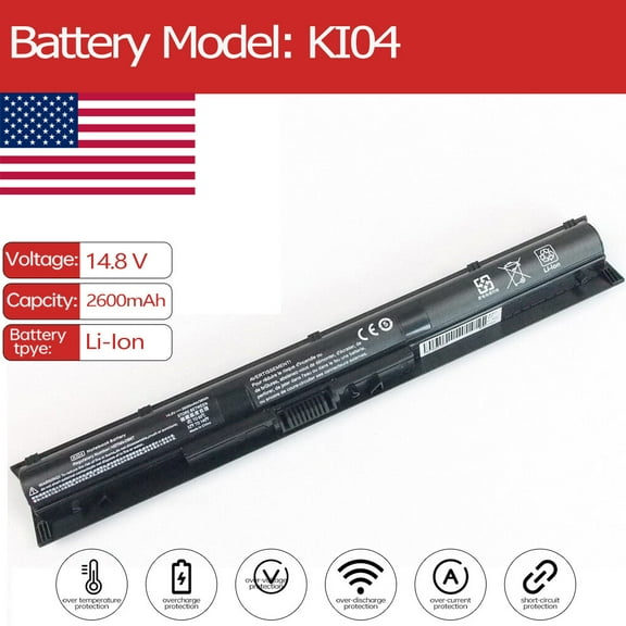 KI04 Laptop Battery for HP N2L84AA # Abb 15-ab066tx (M4Y20PA) 15-ab049tx (M2X03PA) N2L84AA#ABB N2L84AA#UUF HSTNN-Ub4Nf KI04048-CL 15-af093ng 14-ab160tx (T5Q99PA) 870-176d (Y0M48AA) HSTNN-LB6R N2L84AA