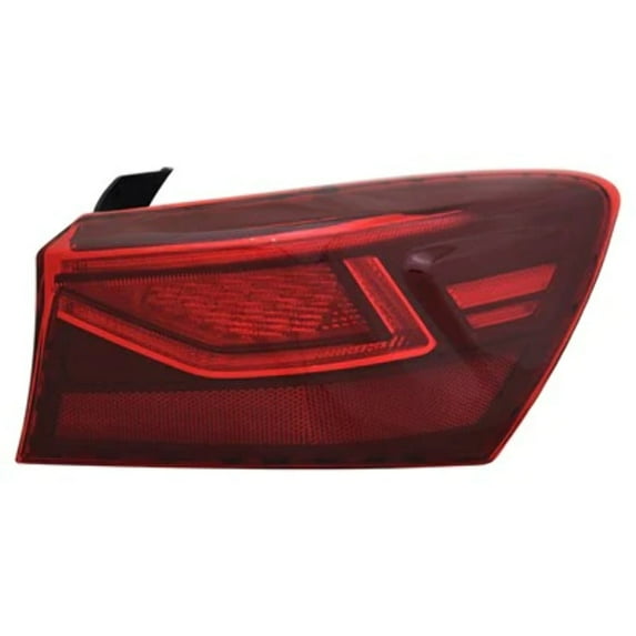 KI2805158 Rear Passenger Side LED Tail Light Assembly for 2019-21 Kia Forte