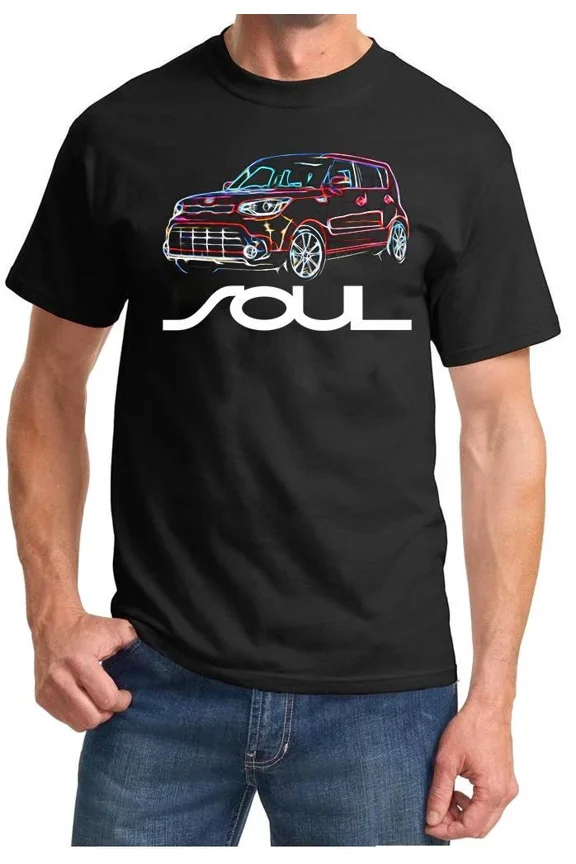KIA SOUL Neon Design Tshirt NEW FREE SHIP