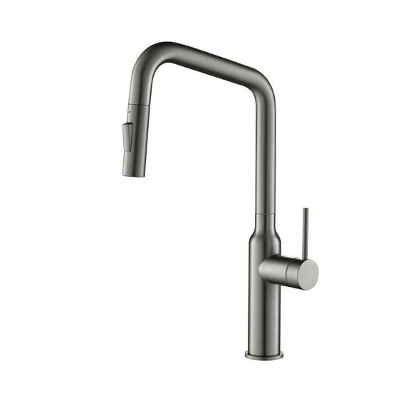Kibi Macon Single Handle Pull Down Kitchen Sink Faucet
