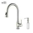 thumbnail image 1 of Kibi Napa Single Handle Pull Down Kitchen Sink Faucet with Soap Dispenser, 1 of 3