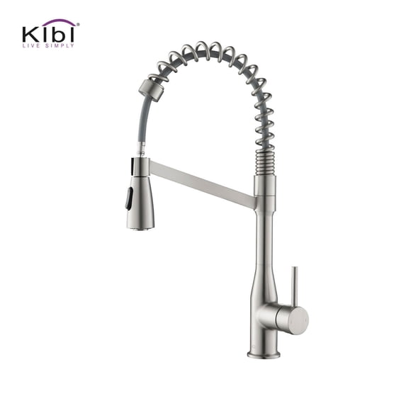 Kibi Largo Single Handle Pull Down Kitchen Sink Faucet