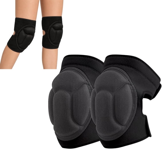 KIBVOE Knee Pads, Anti-Slip Collision Avoidance Kneepads with Thick EVA Foam, for House Cleaning, Construction Work, Volleyball, Football Dance Knee Sleeve, 1 Pair(S)