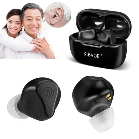 KIBVOE Personal Sound Amplifiers for Ears with Noise Reduction, 8 Channel In-Ear Amplifier Suitable for adults & Sound Amplifier