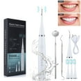 thumbnail image 1 of KIBVOE Plaque Ultrasonic Teeth Cleaner, Remover for Teeth With LED Light Tooth Stains Whiten Tool Kit For Kids Adult With 3 Modes White., 1 of 11