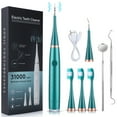 thumbnail image 1 of KIBVOE Rechargeable Remover for Teeth USB Scraper Tooth Stains Whiten Tool Kit With 3 Modes Green, 1 of 8