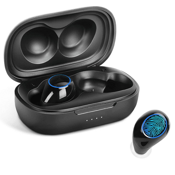 KIBVOE Hearing aids For Seniors Rechargeable in-Ear 8-Channel Touch Digital hearing aids, LK-108, Pair, Black