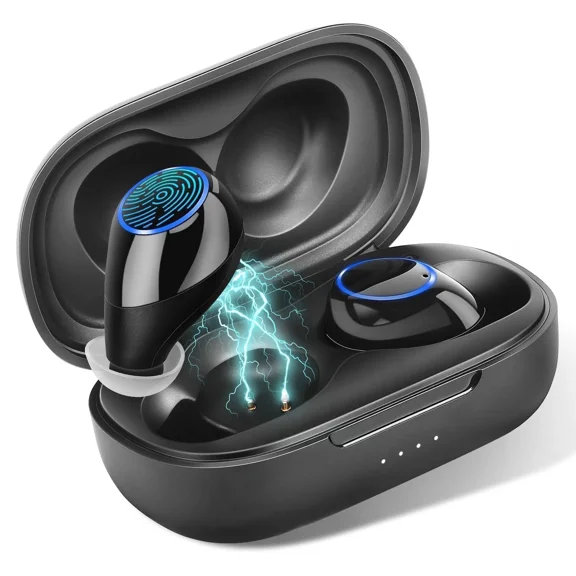 KIBVOE Hearing aids For Seniors Rechargeable in-Ear 8-Channel Touch Digital hearing aids, Noise Cancelling, Black