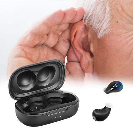 KIBVOE Sound Amplifiers, Rechargeable Personal Hearing Aids Device, 8 Channels Reduction Digital Amplifier Suitable for Adults, Elderly, Children.