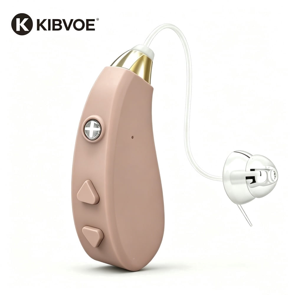 KIBVOE Sound Amplifiers for Seniors , Mini Completely-in-Canal Sound Amplifier, Comfortable Wearing, White, 1PCS