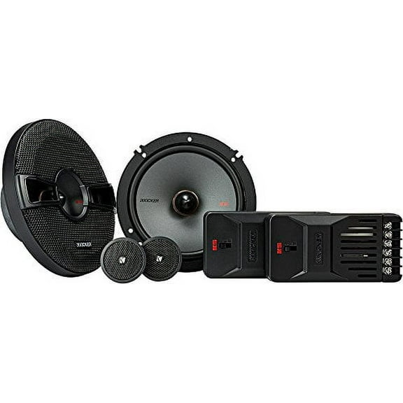 KIC44KSS6504 Kicker KSS6504 KSS650 6.5" Component System with 1" tweeters 4-Ohm