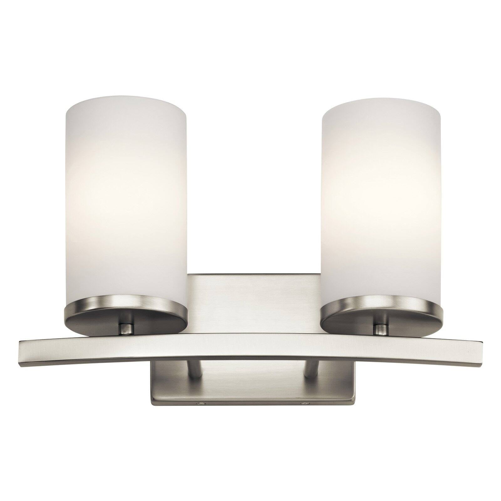 15" Black Nickel Cylinder Wall Vanity Light