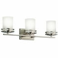 thumbnail image 1 of 5078NI Kichler Lighting Hendrik - 3 light Bath Fixture - with Soft Contemporary inspirations - 7.75 inches tall by 24 inches wide-Brushed Nickel, 1 of 8
