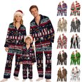 thumbnail image 1 of KICILVS Christmas Family Pajamas Matching Sets Holiday Pajamas Set Long Sleeve Festival Party Sleepwear Xmas Pjs, 1 of 7