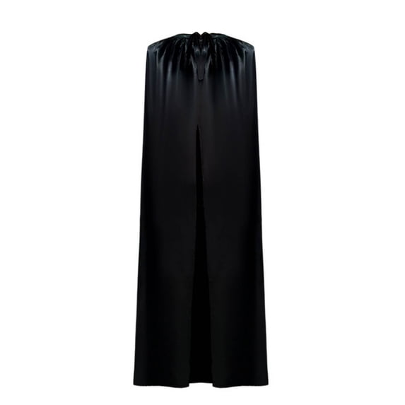 KICILVS Cloak Men Long Cape Ruched Neck Open Front Full Length Halloween Cosplay Medieval Costume Party Wear Outfit Robe