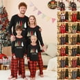 thumbnail image 1 of KICILVS Family Matching Christmas Pajamas Holiday Xmas PJs Festive Sleepwear Soft Comfy Set for Whole Family, 1 of 6