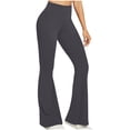 thumbnail image 1 of KICILVS Flare Leggings For Women High Waist Yoga Pants with Pockets Soft Stretch Pants for Workout and Daily Wear Gray, 1 of 8