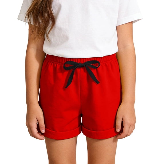 KICILVS Kids Lounge Shorts Drawstring Waist Lightweight Comfortable Summer Shorts Casual Daily Play Wear 1-8 Years