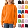 thumbnail image 1 of KICILVS Sweater Girls Long Sleeve Crew Neck Jumper Tops Cute Fall Winter Knit Cozy Knitted Warm Soft Sweater Pullover 1-3 Years, 1 of 9