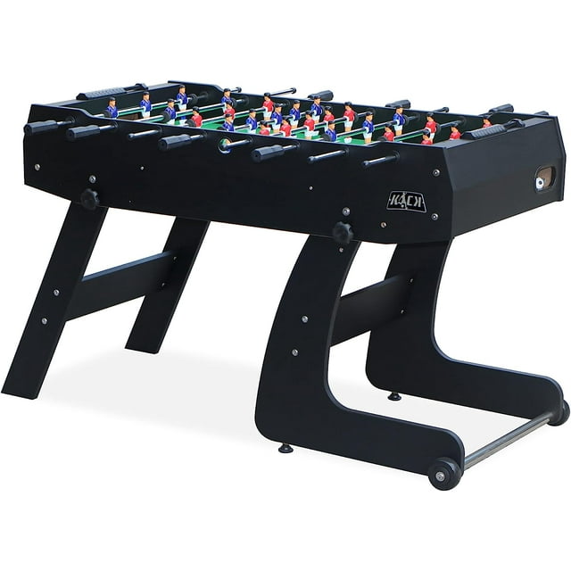 KICK Monarch 48" in Folding Foosball Table Black