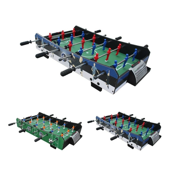 KICK Neo 40" Compact Mini Tabletop Foosball Table (Blue / Black)