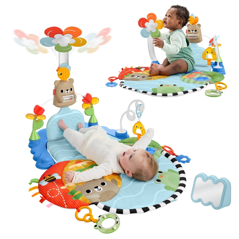 Fisher-Price 3-in-1 Kick & Sway Activity Gym, Baby Play Mat