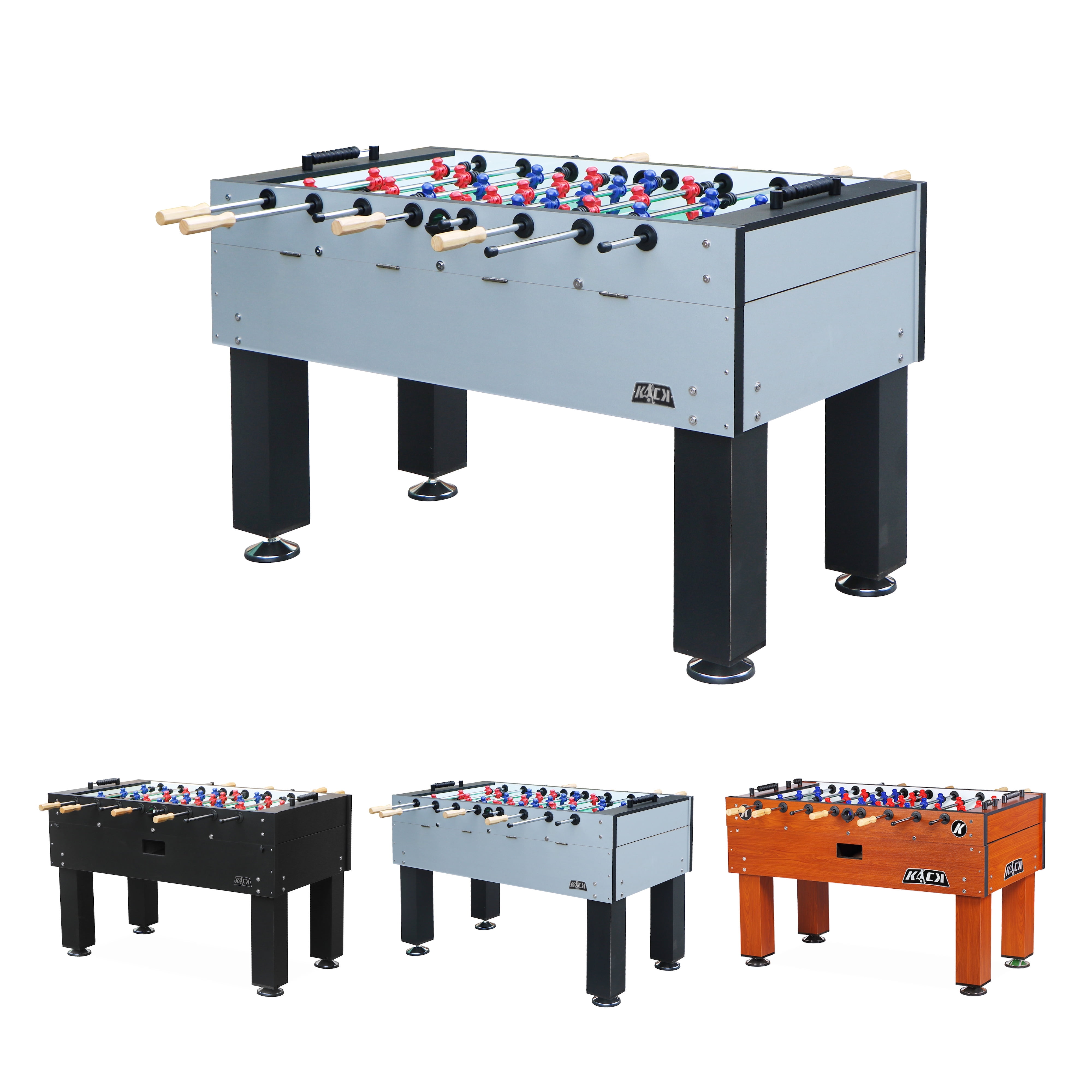 Titan 55" Gray and Black Tournament Foosball Table