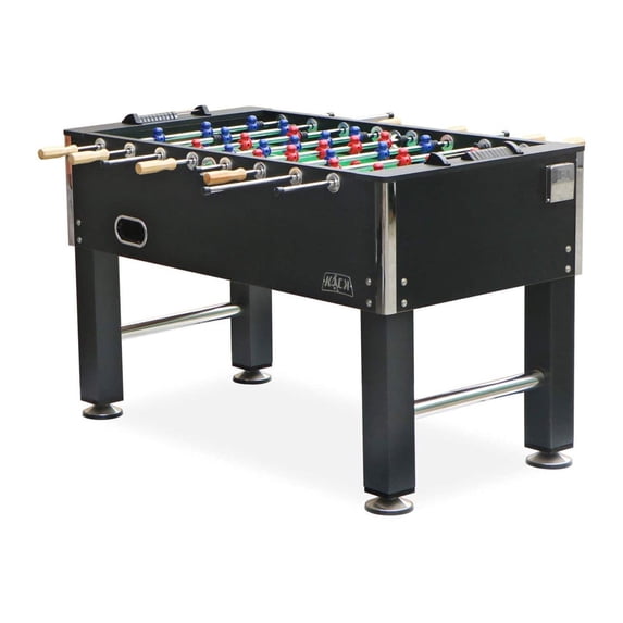KICK Triumph 55 inch Recreational Multi Person Game Foosball Table Black