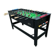 KICK Twain 48″ 2-in-1 Multi Game Table (Black) - Combo Game Table Set - Billiards/Pool and Foosball for Home, Game Room, Friends and Family!
