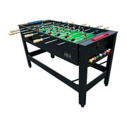 KICK Twain 48" 2-in-1 Multi-Game Table, Black - Pool/Billiard and Foosball for Home & Game Room