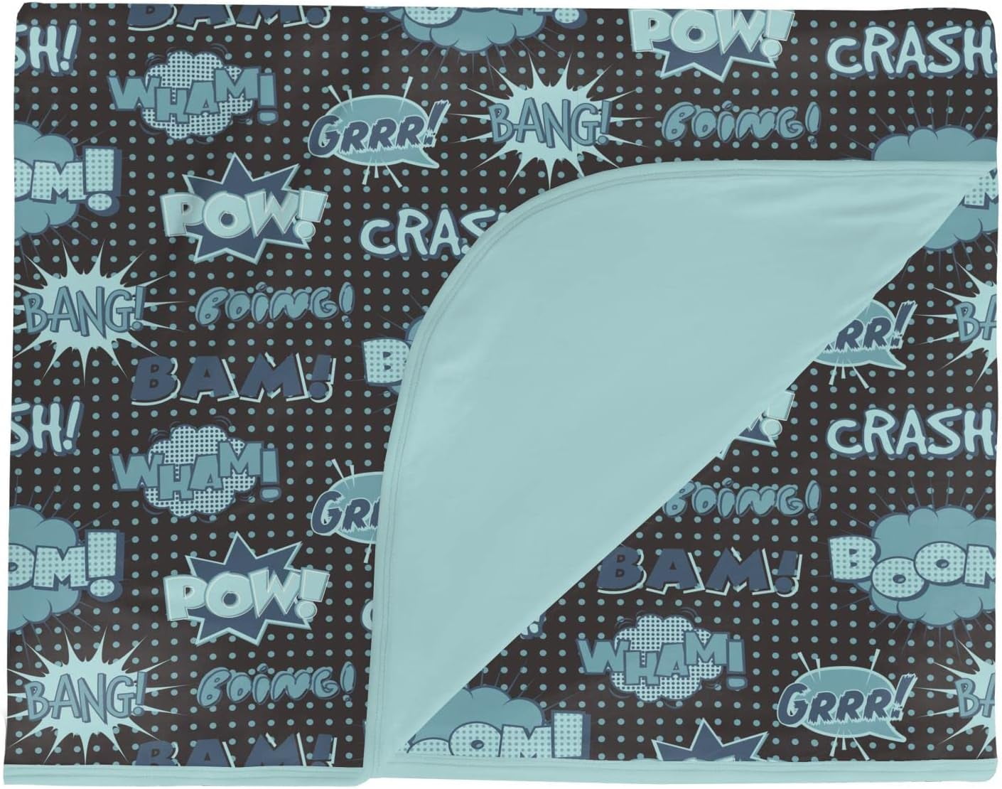 KICKEE Printed Double Layer Throw Blanket, Made From Luxuriously Soft Viscose From Bamboo Fabric