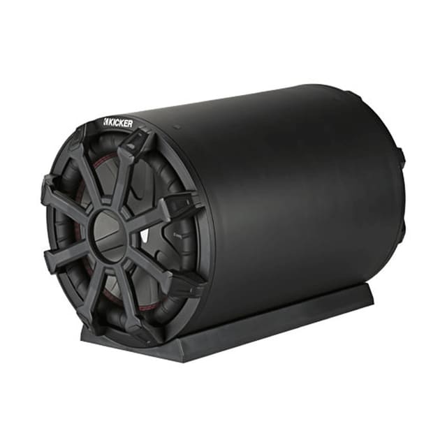 KICKER 10 Inch 400W RMS 4 Ohm Enclosed Tube TB Subwoofer Enclosure